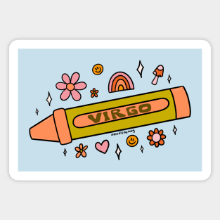 Virgo Crayon Magnet